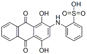 [(9,10-dihydro-1,4-dihydroxy-9,10-dioxo-2-anthryl)amino]benzenesulphonic acid