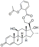 9-fluoro-11beta,17,21-trihydroxy-16alpha-methylpregna-1,4-diene-3,20-dione 21-acetylsalicylate