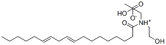 bis(2-hydroxyethyl)(octadeca-9,12-dienoyl)ammonium acetate