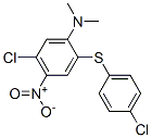 5-chloro-2-[(4-chlorophenyl)thio]-N,N-dimethyl-4-nitroaniline