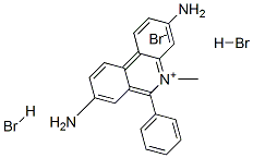 3,8-diamino-5-methyl-6-phenylphenanthridinium bromide dihydrobromide