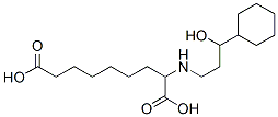 2-[(3-cyclohexyl-3-hydroxypropyl)amino]nonanedioic acid