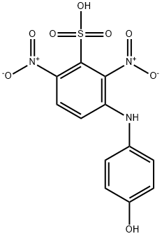 3-[(4-hydroxyphenyl)amino]-2,6-dinitrobenzenesulphonic acid