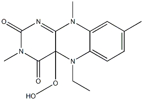 4 alpha-hydroperoxy-5-ethyl-3,8,10-trimethylisoalloxazine