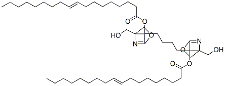 1,4-butanediylbis[[4,5-dihydro-4-(hydroxymethyl)oxazole-2,4-diyl]methylene] bis(9-octadecenoate)
