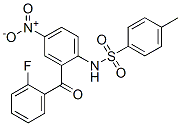 N-[2-(o-fluorobenzoyl)-4-nitrophenyl]-p-toluenesulphonamide