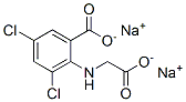 2-[(carboxymethyl)amino]-3,5-dichlorobenzoic acid, sodium salt