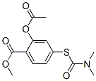 methyl 4-[[(dimethylamino)carbonyl]thio]-o-acetylsalicylate