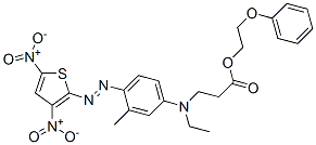 2-phenoxyethyl N-[4-[(3,5-dinitro-2-thienyl)azo]-3-methylphenyl]-N-ethyl-beta-alaninate