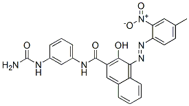N-[3-[(aminocarbonyl)amino]phenyl]-3-hydroxy-4-[(4-methyl-2-nitrophenyl)azo]naphthalene-2-carboxamide