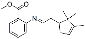 methyl 2-[[2-(2,2,3-trimethyl-3-cyclopenten-1-yl)ethylidene]amino]benzoate