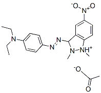 3-[[4-(diethylamino)phenyl]azo]-1,2-dimethyl-5-nitro-1H-indazolium acetate