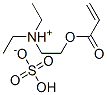 [2-(acryloyloxy)ethyl]diethylammonium hydrogen sulphate