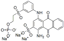 1-amino-9,10-dihydro-9,10-dioxo-4-[3-[[2-(phosphonooxy)ethyl]sulphonyl]anilino]anthracene-2-sulphonic acid, sodium salt