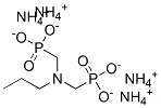 [(propylimino)bis(methylene)]bisphosphonic acid, ammonium salt