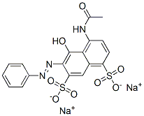 disodium 4-(acetylamino)-5-hydroxy-6-(phenylazo)naphthalene-1,7-disulphonate