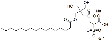 disodium 4-[2,2-bis(hydroxymethyl)-3-[(1-oxohexadecyl)oxy]propyl] 2-sulphonatosuccinate