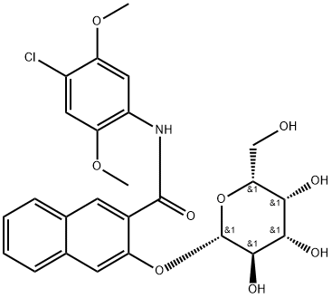 2-(BETA-D-半乳糖苷氧基)萘-3-甲酰 2,5-二甲氧基-4-氯苯胺