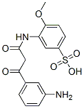 3-[[3-(3-aminophenyl)-1,3-dioxopropyl]amino]-4-methoxybenzenesulphonic acid