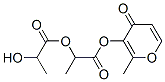 1-methyl-2-[(2-methyl-4-oxo-4H-pyran-3-yl)oxy]-2-oxoethyl lactate