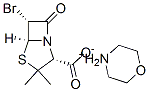 morpholinium [2S-(2alpha,5alpha,6alpha)]-6-bromo-3,3-dimethyl-7-oxo-4-thia-1-azabicyclo[3.2.0]heptane-2-carboxylate