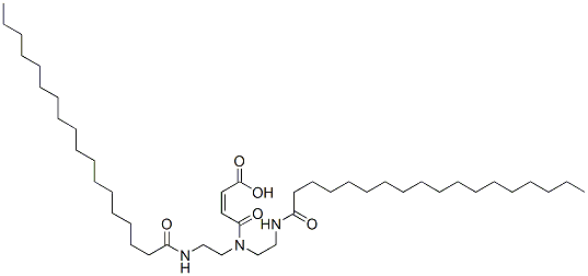 4-[bis[2-[(1-oxooctadecyl)amino]ethyl]amino]-4-oxoisocrotonic acid