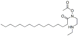 N-[2-[(2-hydroxyethyl)amino]ethyl]palmitamide monoacetate