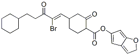 [3aR-(3aalpha,4alpha,5beta,6aalpha)]-4-(2-bromo-5-cyclohexyl-3-oxopent-1-enyl)hexahydro-2-oxo-2H-cyclopenta[b]furan-5-yl benzoate