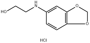 N-羟乙基-3,4-亚甲二氧基苯胺盐酸盐