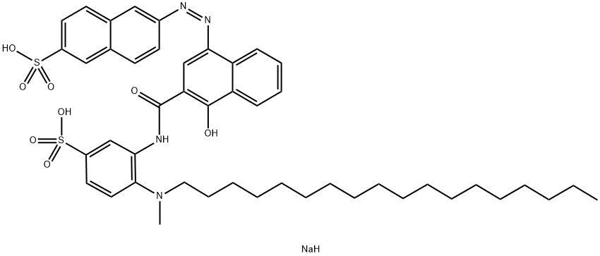 disodium 6-[[4-hydroxy-3-[[[2-(methyloctadecylamino)-5-sulphonatophenyl]amino]carbonyl]-1-naphthyl]azo]naphthalene-2-sulphonate