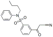 N-butyl-3-(cyanoacetyl)-N-phenylbenzenesulphonamide