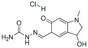 (1,2,3,6-tetrahydro-3-hydroxy-1-methyl-6-oxo-5H-indol-5-al) semicarbazone monohydrochloride