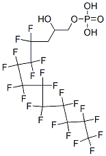 4,4,5,5,6,6,7,7,8,8,9,9,10,10,11,11,12,12,13,13,13-henicosafluoro-2-hydroxytridecyl dihydrogen phosphate