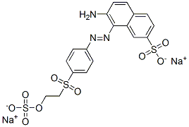 7-amino-8-[[4-[[2-(sulphooxy)ethyl]sulphonyl]phenyl]azo]naphthalene-2-sulphonic acid, sodium salt