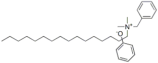 benzyl(hexadecyl)dimethylammonium phenoxide