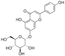 7-(alpha-D-glucopyranosyloxy)-5-hydroxy-2-(4-hydroxyphenyl)-4H-1-benzopyran-4-one