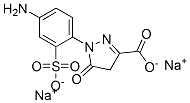 disodium 1-(4-amino-2-sulphonatophenyl)-4,5-dihydro-5-oxo-1H-pyrazole-3-carboxylate