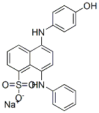 sodium 5-[(4-hydroxyphenyl)amino]-8-(phenylamino)naphthalenesulphonate