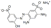 ammonium 2,4-diamino-5-[(2-hydroxy-5-nitrophenyl)azo]benzenesulphonate