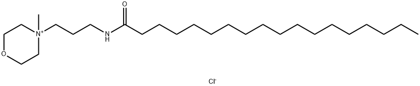 4-methyl-4-[3-[(1-oxooctadecyl)amino]propyl]morpholinium chloride