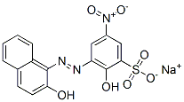 sodium 2-hydroxy-3-[(2-hydroxy-1-naphthyl)azo]-5-nitrobenzenesulphonate