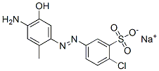 sodium 5-[(4-amino-5-hydroxy-o-tolyl)azo]-2-chlorobenzenesulphonate