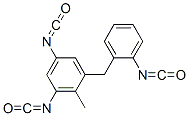 5-(o-isocyanatobenzyl)-6-methyl-m-phenylene diisocyanate