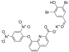 potassium 3,5-dibromo-4-hydroxybenzaldehyde O-(2',4'-dinitrophenyl)oximate