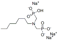 trisodium hydrogen [(heptylimino)bis(methylene)]bisphosphonate