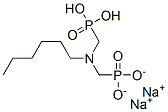 disodium dihydrogen [(hexylimino)bis(methylene)]bisphosphonate