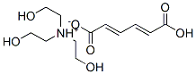 tris(2-hydroxyethyl)ammonium hydrogen (E,E)-hexa-2,4-dienedioate