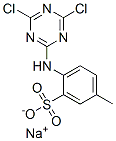 sodium 4-[(4,6-dichloro-1,3,5-triazin-2-yl)amino]toluene-3-sulphonate