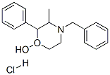 3-methyl-2-phenyl-4-(phenylmethyl)morpholin-1-ol hydrochloride