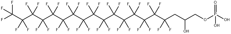 4,4,5,5,6,6,7,7,8,8,9,9,10,10,11,11,12,12,13,13,14,14,15,15,16,16,17,17,18,18,19,19,19-tritriacontafluoro-2-hydroxynonadecyl dihydrogen phosphate
